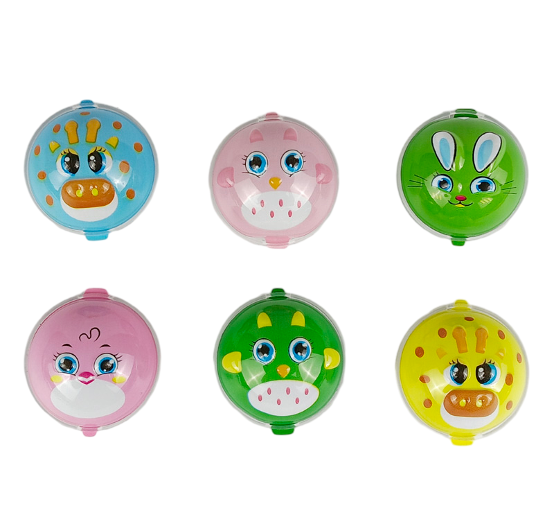 toy car with different animal faces